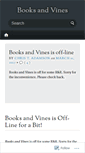 Mobile Screenshot of booksandvines.com